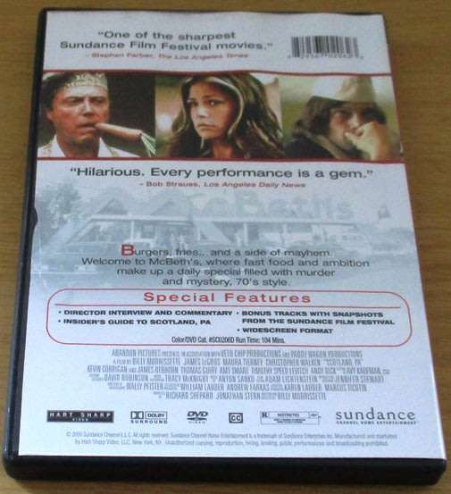CULT FILM: Scotland PA Greasy Spoon, Bloody Murder DVD [DVD BOX 8]