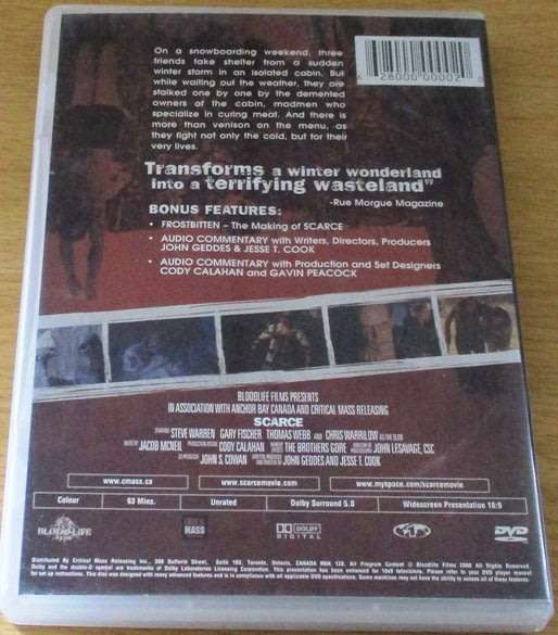 CULT FILM: Scarce A Ruthless Winter Nightmare DVD [DVD BOX 8]