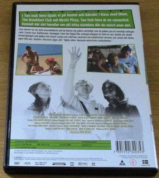 CULT FILM: Ten Inch Hero DVD [DVD BOX 8] SWEDISH with English Subtitles