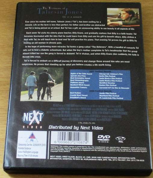 CULT FILM: The Testimony of Taliesin Jones: Life is a Miracle DVD [DVD BOX 8]