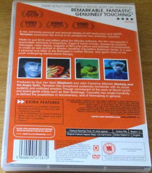 CULT FILM: Tarnation DVD [DVD BOX 8] This movie was made on a budget of US $218