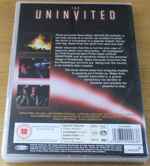CULT FILM: The Uninvited DVD [DVD BOX 9] A British X Files...