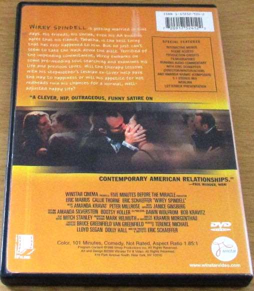 CULT FILM: Wirey Spindell DVD [DVD BOX 9]