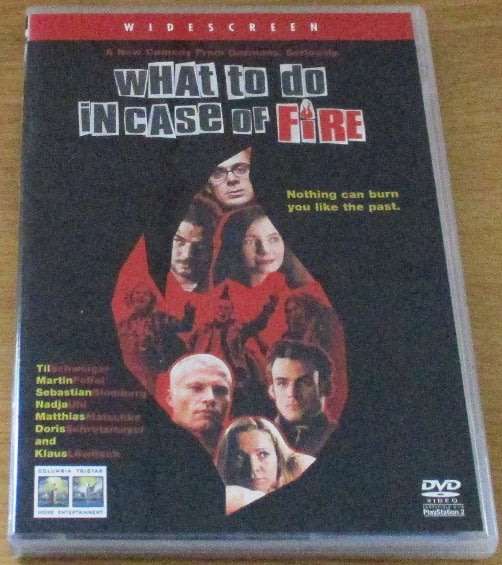 CULT FILM: What to do In Case of Fire DVD [DVD BOX 9] GERMAN with English Subtitles