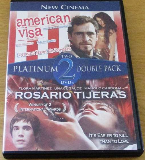 CULT FILM: American Visa + Rosario Tijeras DVD [DVD BOX 9] SPANISH with English Subtitles