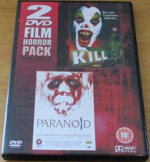 HORROR PACK 2 x FILMS: Killjoy / Paranoid DVD [DVD BOX 2]