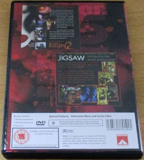 HORROR PACK 2 x FILMS: Killjoy 2 / Jigsaw DVD [DVD BOX 2]