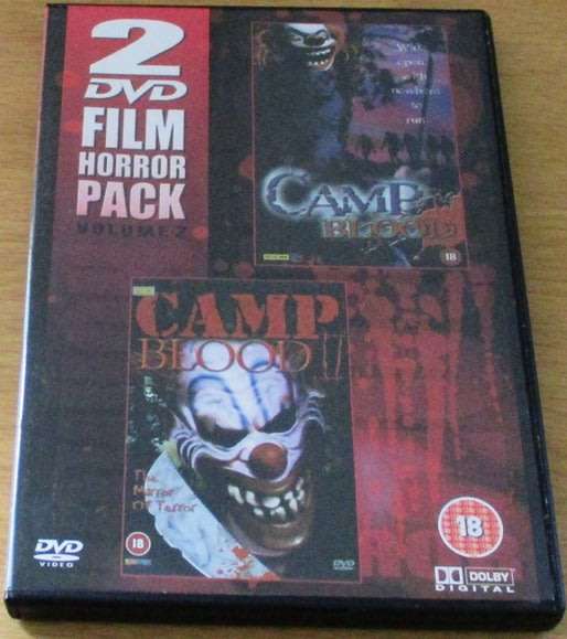 HORROR PACK 2 x FILMS: Camp Blood / Camp Blood II DVD [DVD BOX 2]