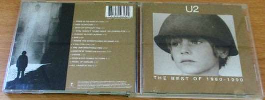 U2 The Best of 1980-1990 CD  (SHELF G Box 26]