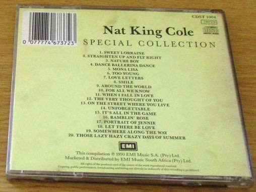 NAT KING COLE Special Collection [Shelf G x 26]