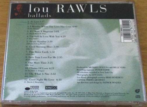 LOU RAWLS Ballads [Shelf G x 26]