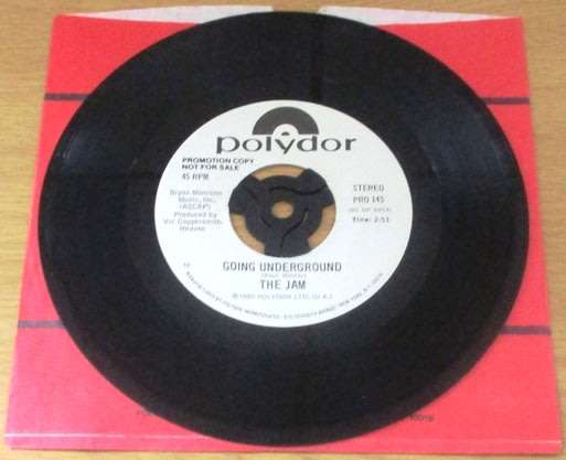 THE JAM Going Underground / The Dreams of Children 7` Single Promo Pressing VINYL RECORD
