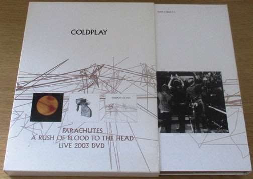 COLDPLAY Parachutes + A Rush of Blood To the Head + Live 2003  3 x DVD Digipak DVD