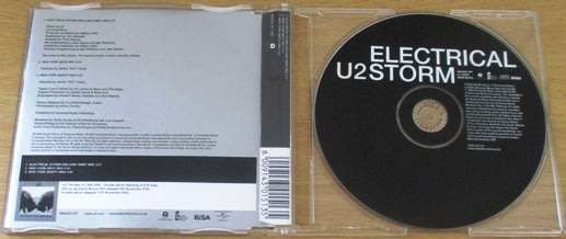 U2 Electrical Storm South African Issue CD Single MAXCD 407