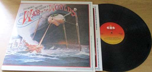 WAR OF THE WORLDS O.S.T. with booklet South African Pressing LP VINYL RECORD
