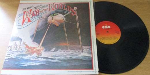 WAR OF THE WORLDS O.S.T. with booklet South African Pressing LP VINYL RECORD