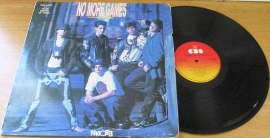 NEW KIDS ON THE BLOCK No More Games LP+ 12` LP VINYL RECORD