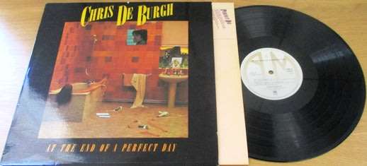 CHRIS DE BURGH At The End of a Perfect Day LP VINYL RECORD