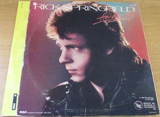 RICK SPRINGFIELD Hard to Hold LP VINYL RECORD