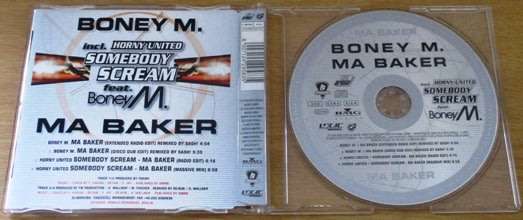 BONEY M Ma Baker South African Issue CD Single