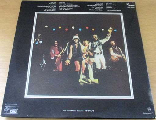 JETHRO TULL Live - Bursting Out 1978 South African Pressing 2xLP VINYL RECORD