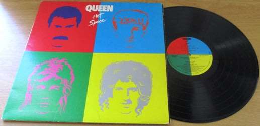 QUEEN Hot Space 1982 South African Pressing LP VINYL RECORD