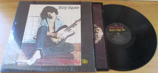 BILLY SQUIER Don`t Say No 1981 USA Pressing LP VINYL