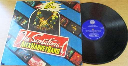 THE SENSATIONAL ALEX HARVEY BAND Live 1975 South African Pressing LP VINYL