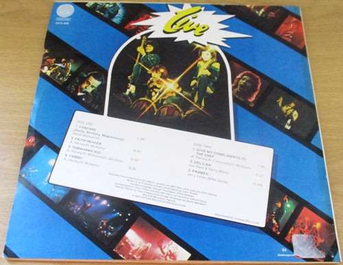 THE SENSATIONAL ALEX HARVEY BAND Live 1975 South African Pressing LP VINYL