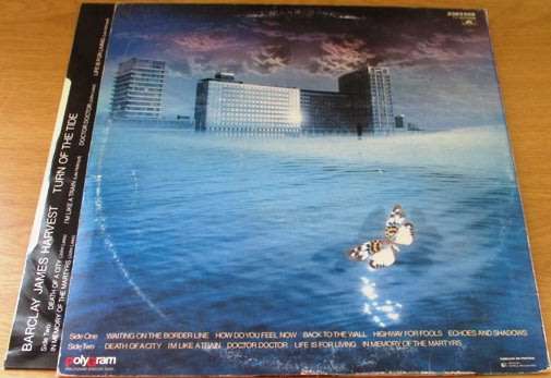 CARCLAY JAMES HARVEST Turn of the Tide Portugese Pressing LP VINYL RECORD