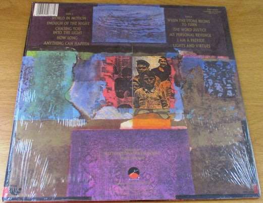 JACKSON BROWNE World in Motion South African Pressing LP VINYL RECORD