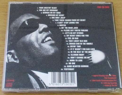 RAY CHARLES The Best Of 24 Classic Tracks  CD   [Shelf G x 25]