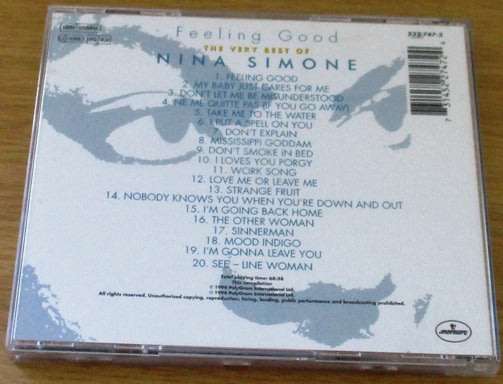 NINA SIMONE Feeling Good The Very Best Of CD   [Shelf G x 25]