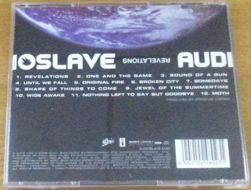 AUDIOSLAVE Revelations CD [Shelf G x 26]