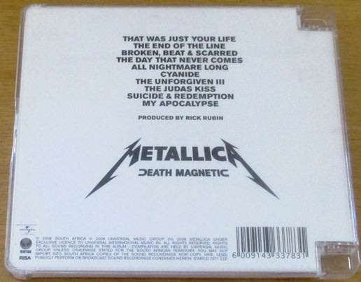 METALLICA Death Magnetic CD [Shelf G x 27]