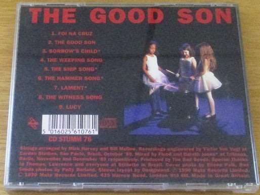 NICK CAVE AND THE BAD SEEDS The Good Son IMPORT CD [Shelf G x 27]