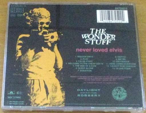 THE WONDERSTUFF Never Loved Elvis CD [Shelf G x 27]