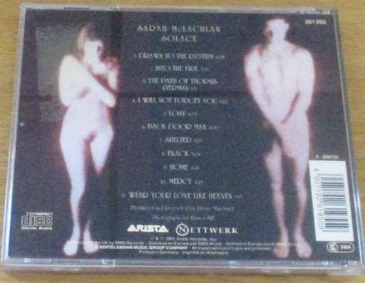 SARAH McLACHLAN Solace CD [Shelf G x 27]