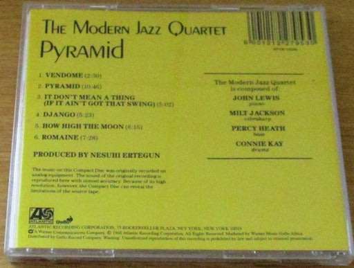 THE MODERN JAZZ QUARTET Pyramid CD [Shelf G x 27]