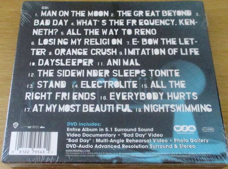 R.E.M.  In Time 1988-2003 European CD + DVD Audio