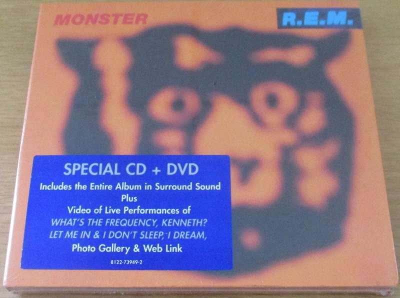 R.E.M. – Monster, EU 2005 Warner Bros. Records – 8122-73949-2 CD+DVD R.E.M. – Monster, EU 2005 Warner Bros. Records – 8122-73949-2 CD+DVD