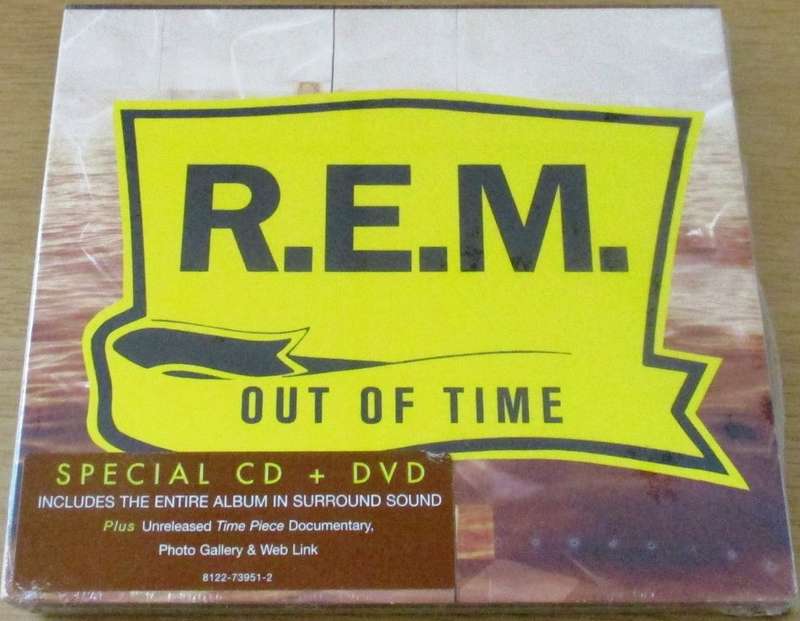 R.E.M. Out of Time European CD + DVD Audio Digipak