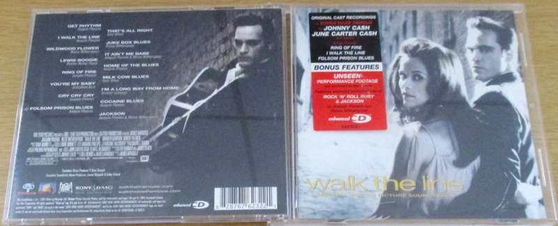 SOUNDTRACK: WALK THE LINE Johnny Cash O.S.T.  [Shelf V Box 5]