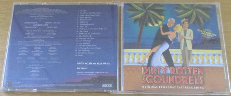 SOUNDTRACK: DIRTY ROTTEN SCOUNDRELS O.S.T.  [Shelf V Box 5]