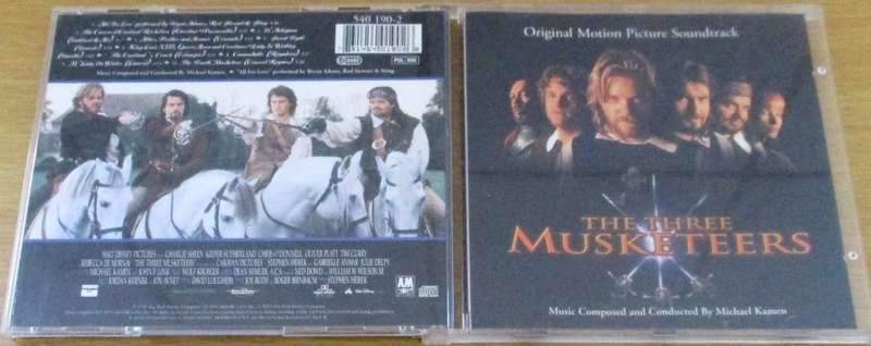 SOUNDTRACK: THE THREE MUSKETEERS O.S.T. CD [Shelf V Box 5]