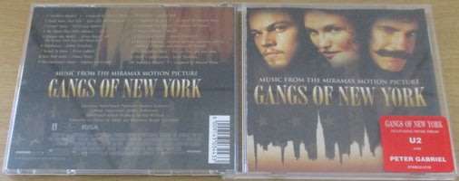 SOUNDTRACK: GANGS OF NEW YORK O.S.T. CD [Shelf V Box 5]