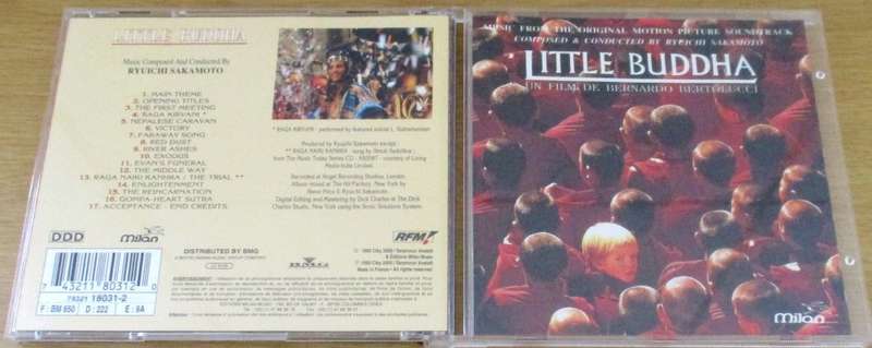 SOUNDTRACK: LITTLE BUDDHA O.S.T. CD [Shelf V Box 5]