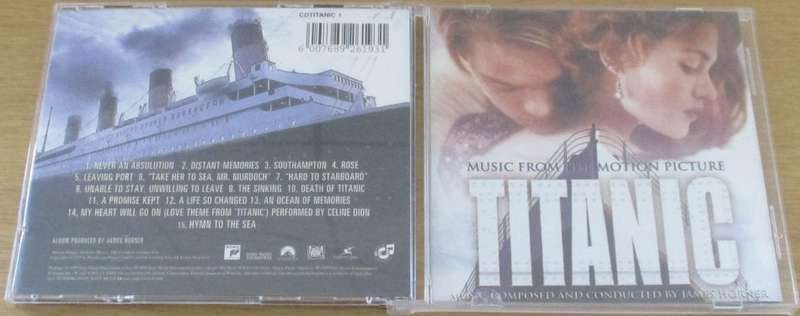 SOUNDTRACK: TITANIC O.S.T. CD [Shelf V Box 5]