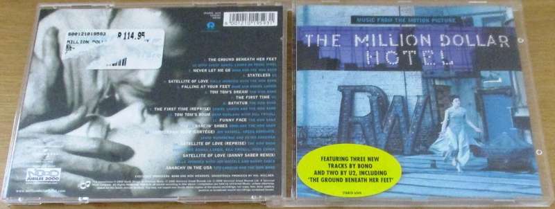 SOUNDTRACK: THE MILLION DOLLAR HOTEL O.S.T. CD [Shelf V Box 5]