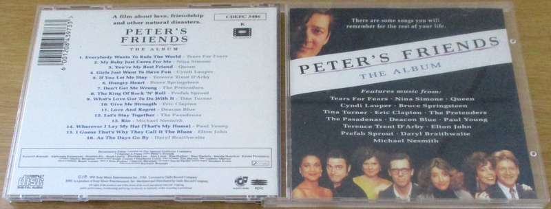 SOUNDTRACK: PETER`S FRIENDS O.S.T. CD [Shelf V Box 5]